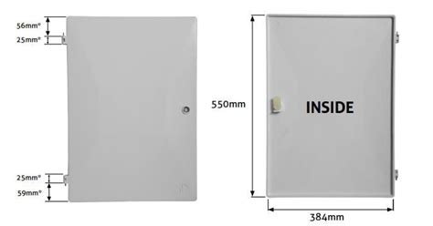 standard meter box dimensions